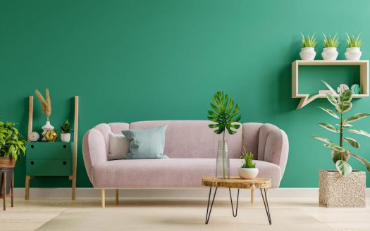 interior green bg