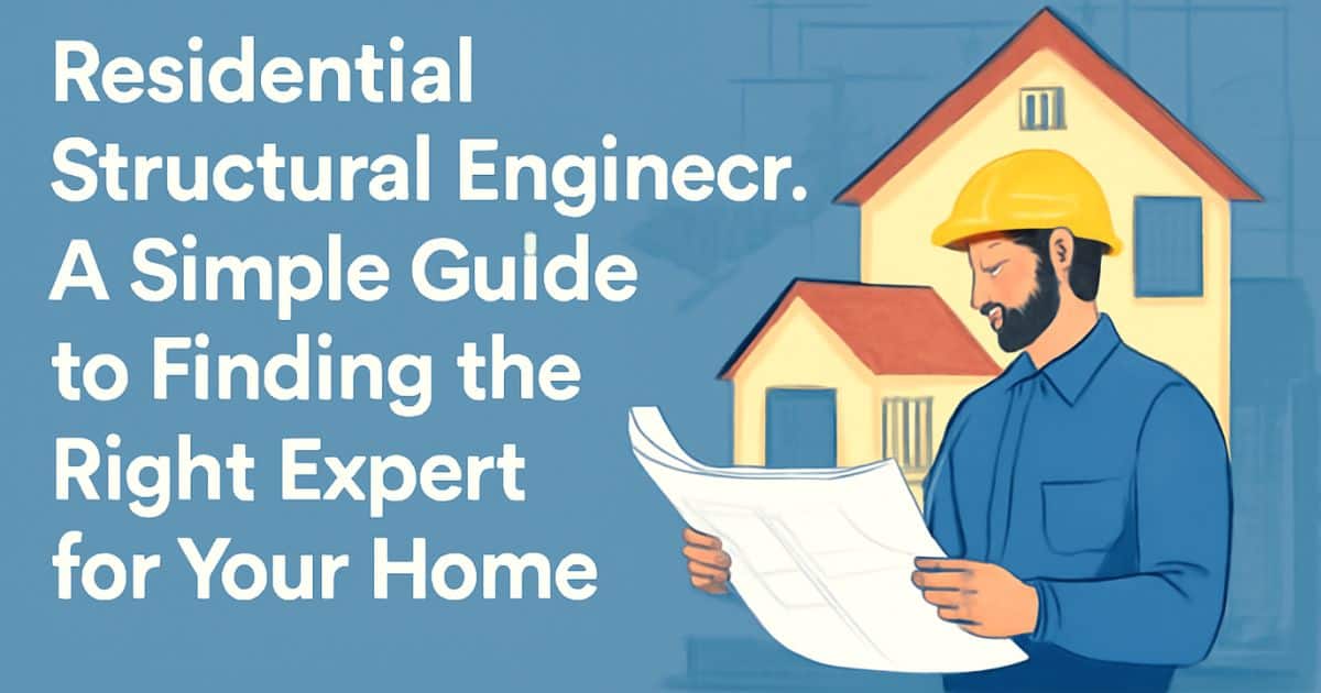 Residential Structural Engineer: A Simple Guide to Finding the Right Expert for Your Home