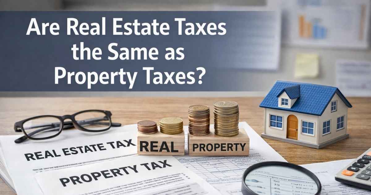 Are Real Estate Taxes the Same as Property Taxes