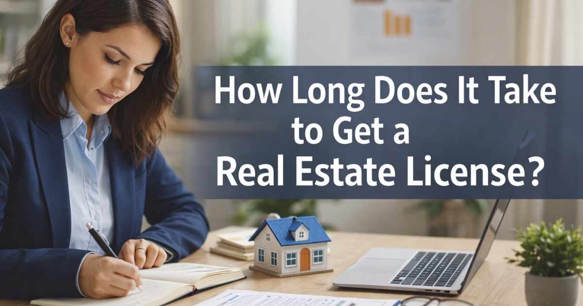 How long does it take to get a real estate license