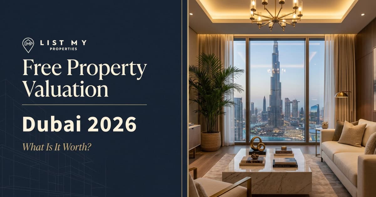 free property valuation Dubai for apartments villas and investment properties in 2026