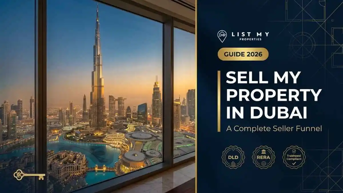 sell my property in Dubai 2026 seller funnel guide with valuation documents NOC and DLD transfer