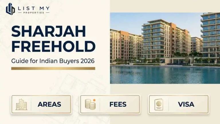 Sharjah freehold areas for Indians buyers 2026 - Aljada, Maryam Island, Tilal City