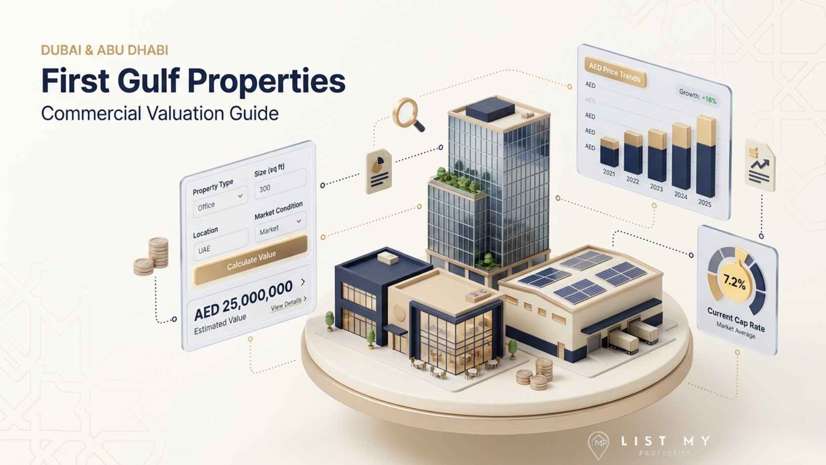 First Gulf Properties and commercial property valuation guide for Dubai and Abu Dhabi real estate investors.
