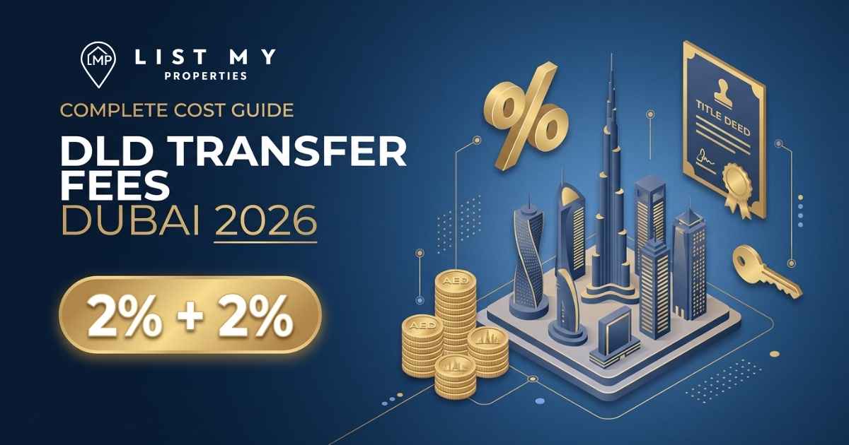 DLD transfer fees Dubai 2026 buyer and seller property sale cost guide