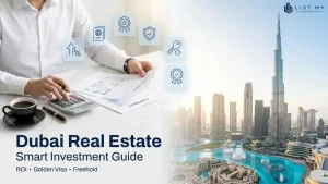Benefits of buying property in Dubai in 2026 including rental yields, Golden Visa, freehold ownership and tax advantages.