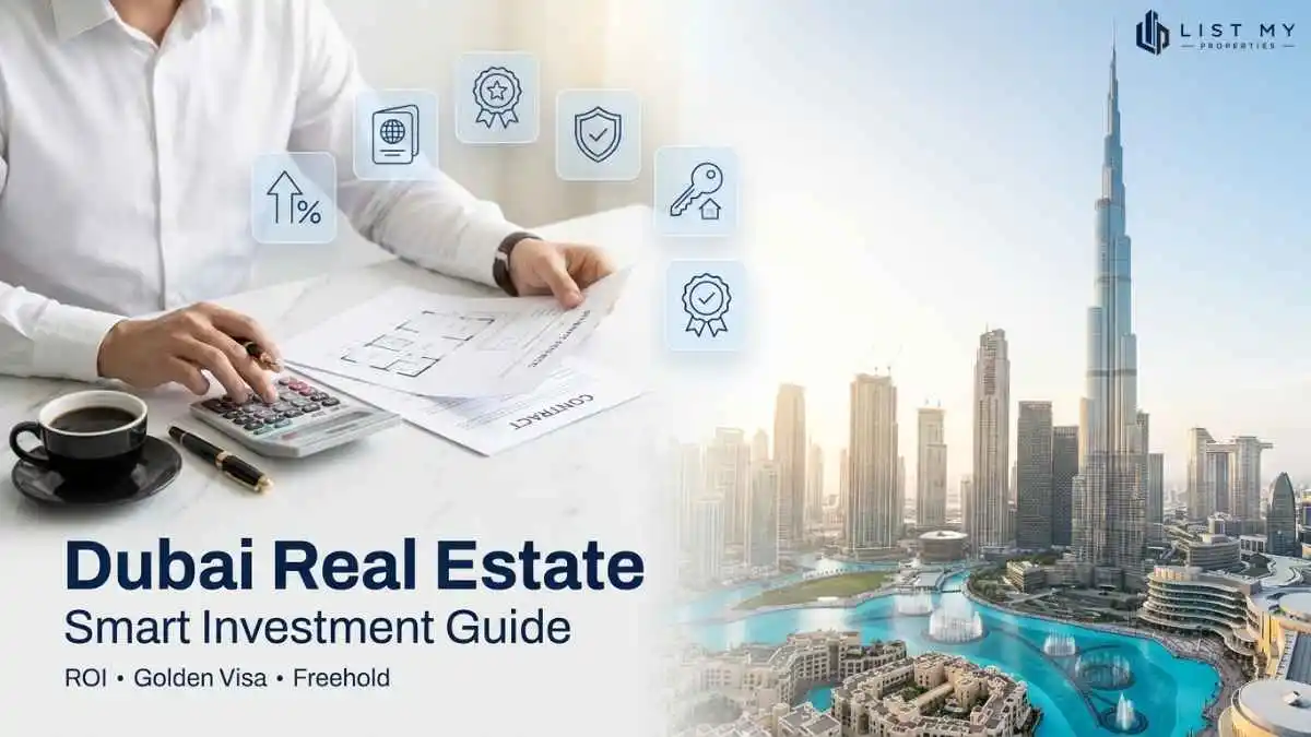 Benefits of buying property in Dubai in 2026 including rental yields, Golden Visa, freehold ownership and tax advantages.