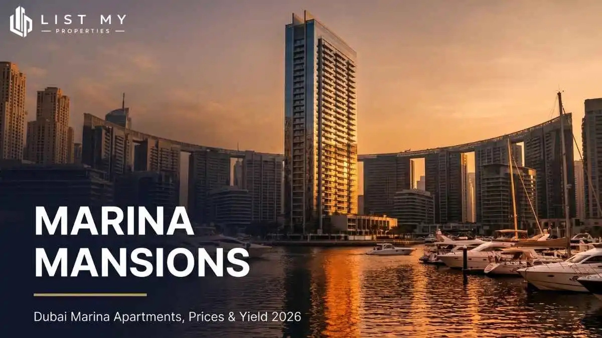 Marina Mansions residential tower in Dubai Marina in 2026