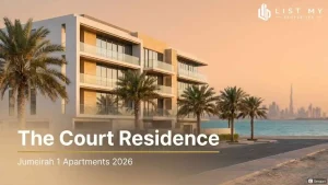 The Court Residence, a boutique apartment building in Jumeirah 1, Dubai, in 2026