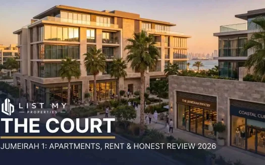 The Court, a Seddiqi mixed-use residential building in Jumeirah 1, Dubai, in 2026